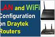 DrayTek Router Configuration Tutorial